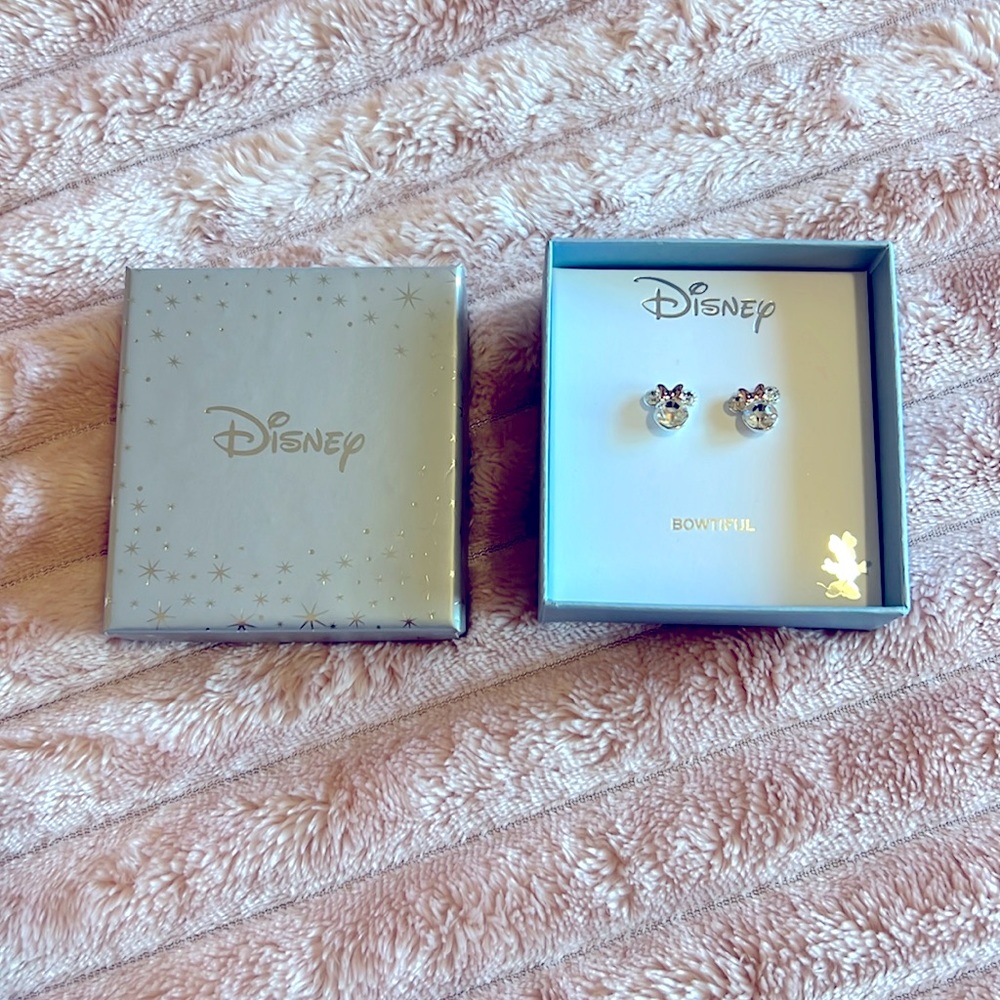 Disney Minnie Mouse Birthstone Stud Earrings - NBW